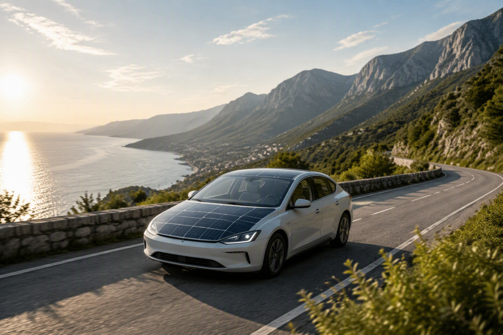 Solarbetriebene E-Fahrzeuge