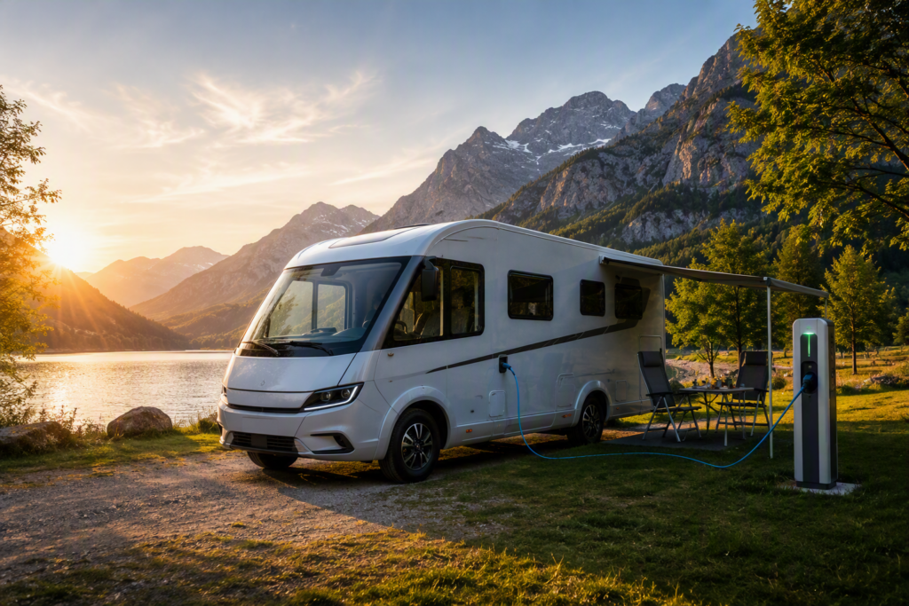 E-Cmaping & Reisen mit dem E-Wohnmobil